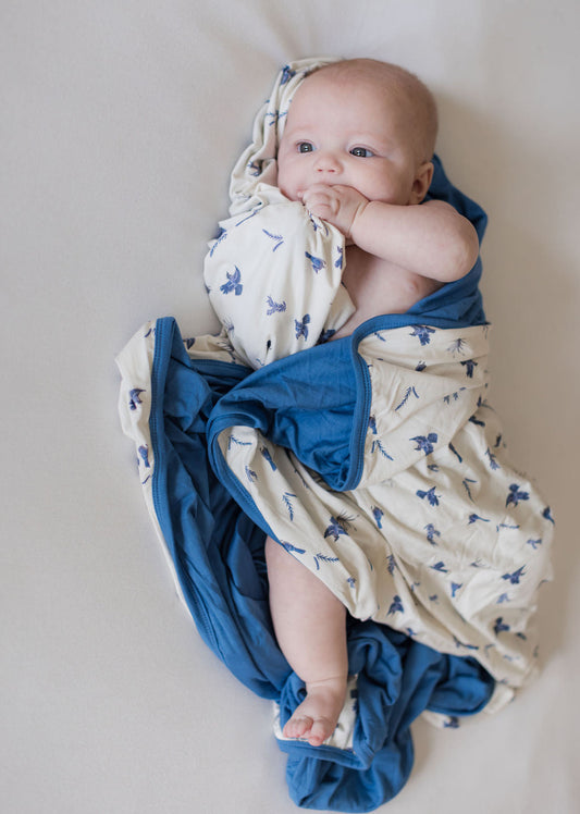 Blue Jays Bamboo Blanket - 47in X 47in Double Layered Blanket